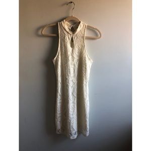 Off-White Lace Party Dress